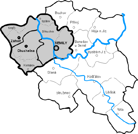 Mapa mikroregionu